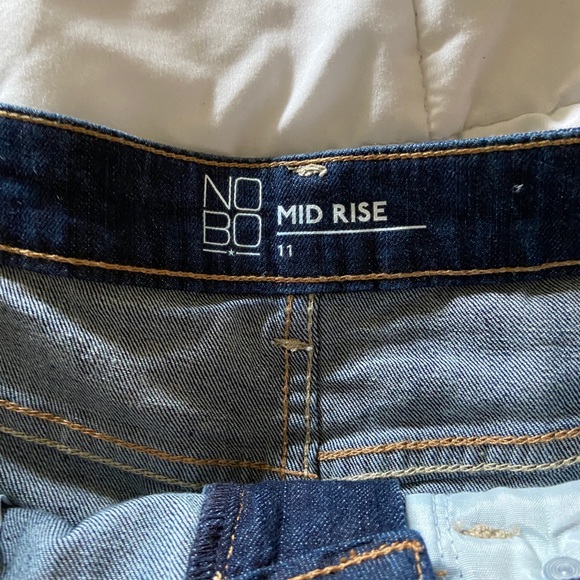 Mid Rise Jeans Skirt - Picture 2 of 3